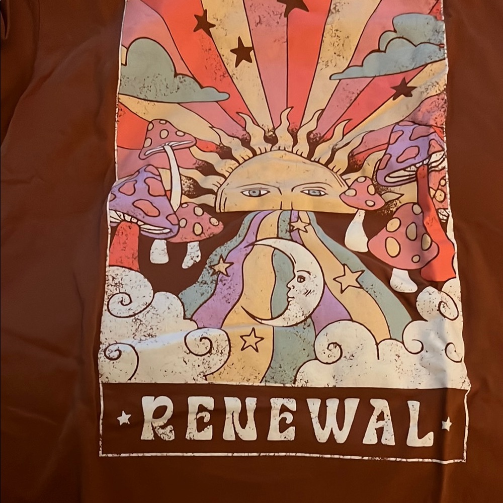EUC Mighty Fine Renewal Graphic Tee - Multicolor